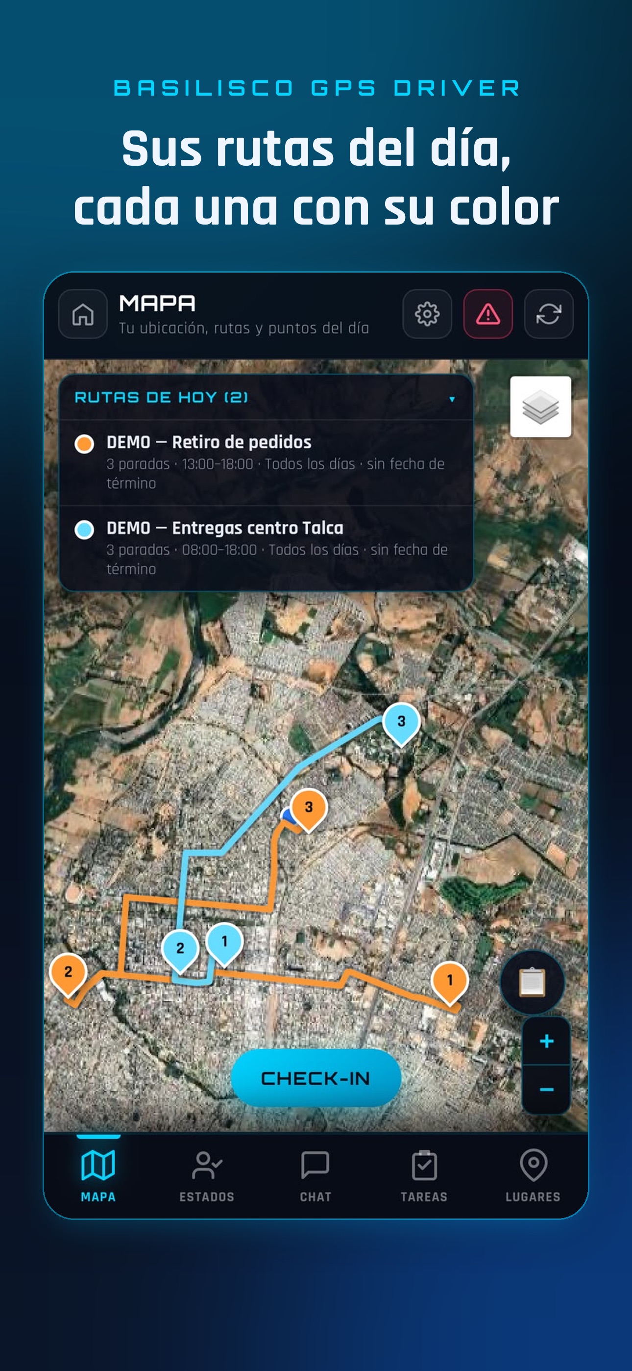 Screenshot 1 of Basilisco GPS Driver