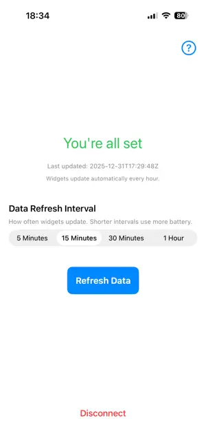 Widgets for Fitbit screenshot 2