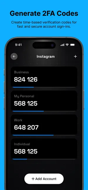 Authenticator App 2FA Auth screenshot 2