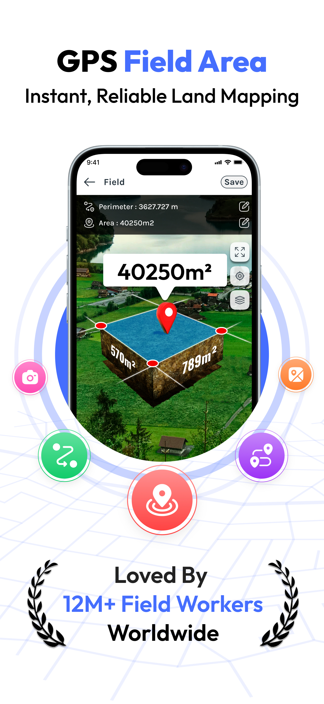 FieldCalc - GPS Area Measure