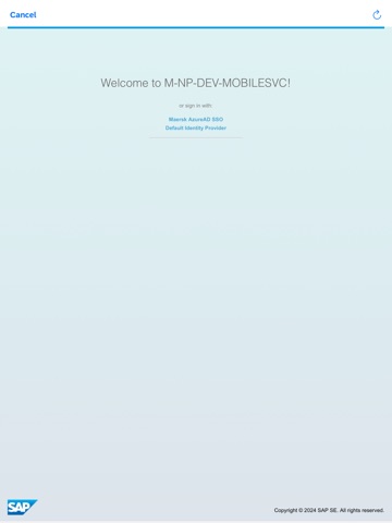 Maersk EAM iPad screenshot