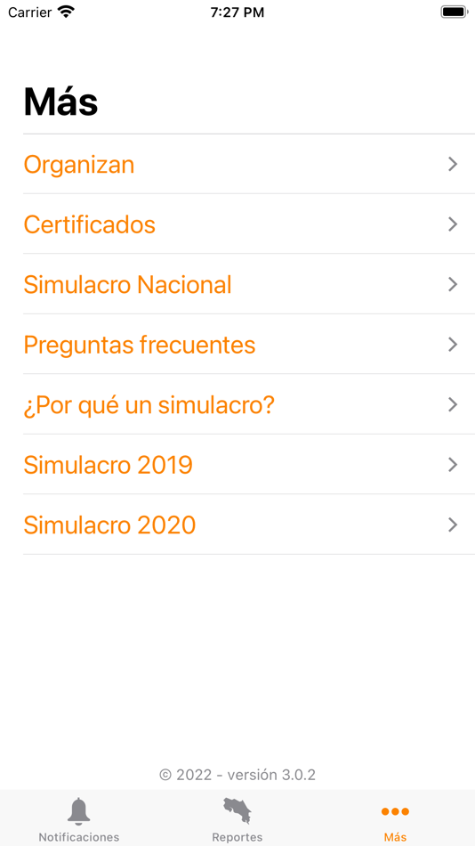 #5. Simulacro CR (iOS) 由: Comision Nacional de Prevencion de Riesgos y Atencion de Emergencias