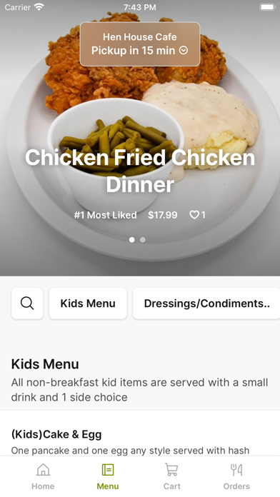 Hen House Cafe iPhone screenshot 2 - Food & Drink app