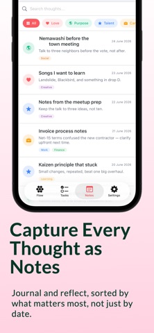 Ikigai Flow: Purpose & Tasks screenshot