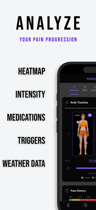 Ouchless - Pain Tracker Diary Screenshot 7 of 10