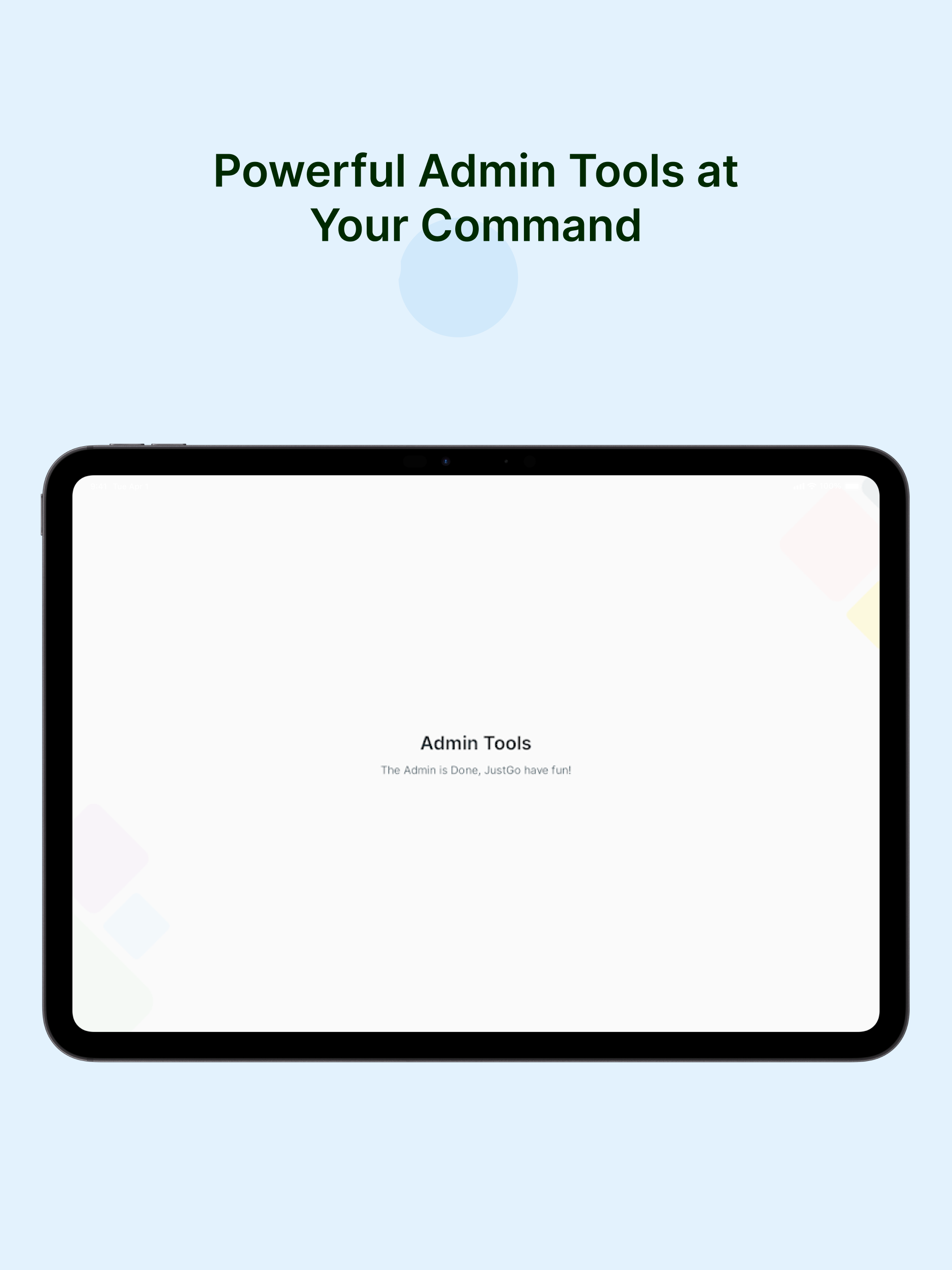 JustGo Admin Tools