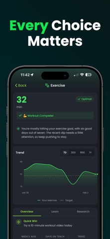 Amped: Lifespan Tracker screenshot