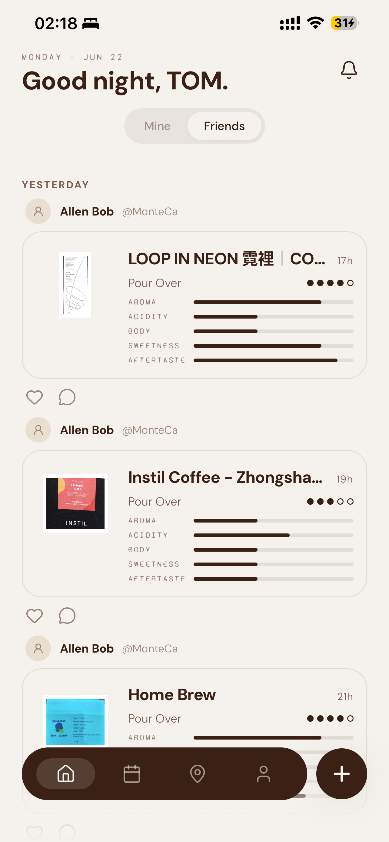 CaF - Caffeine & Friends screenshot 3