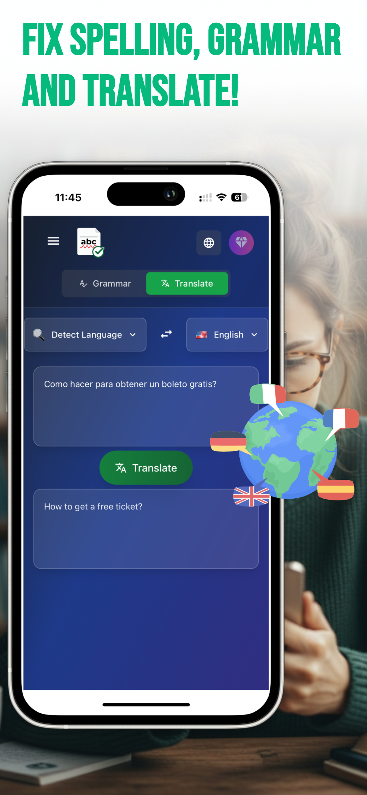 Grammar Corrector screenshot 3