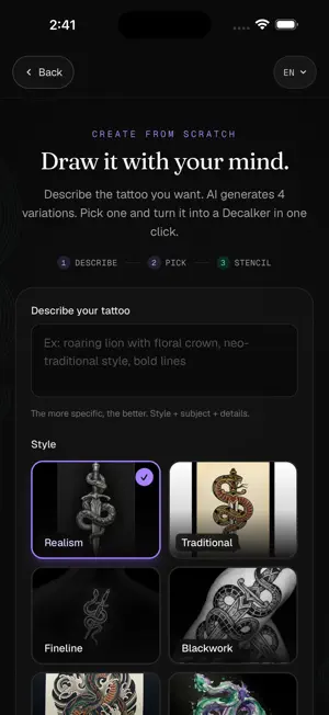 Decalker screenshot 2