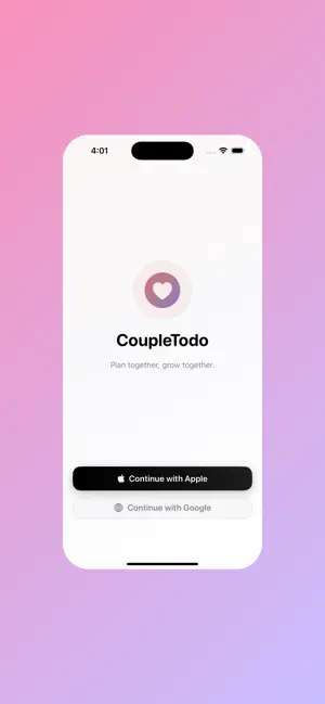 CoupleTodo screenshot 1