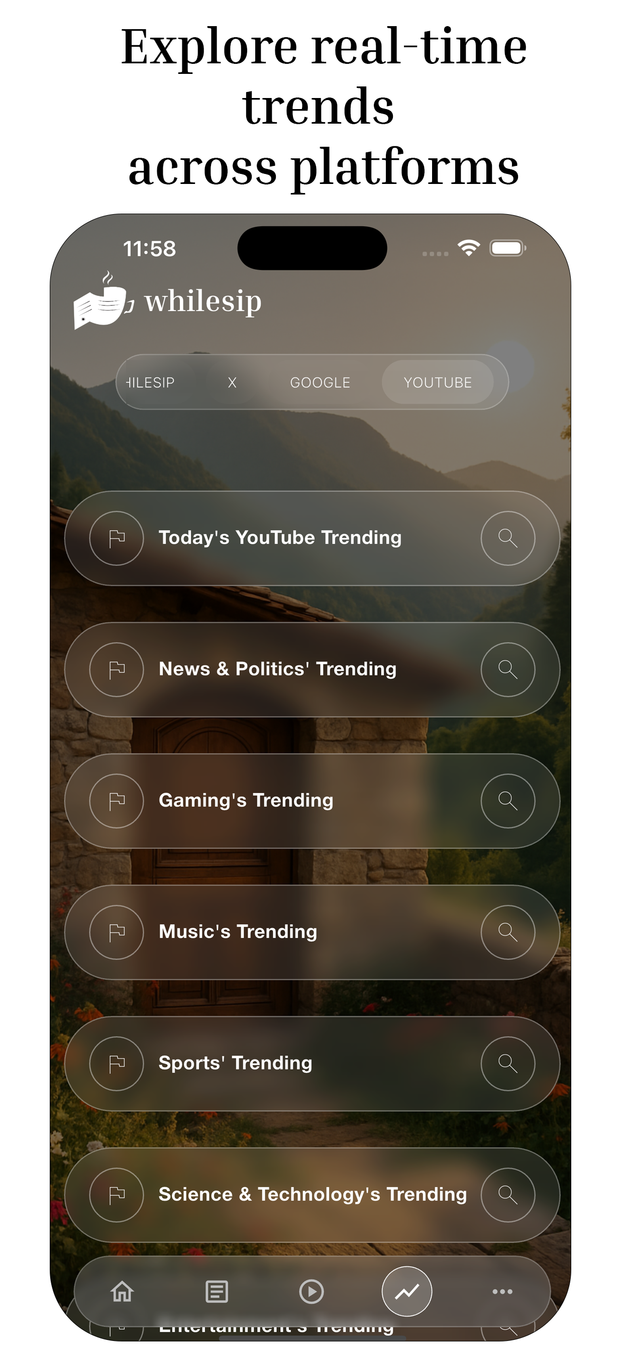 WhileSip: AI News Summaries screenshot 6