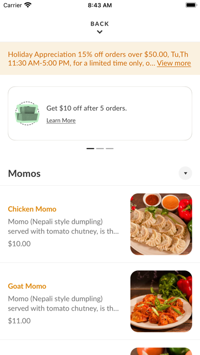 App screenshot