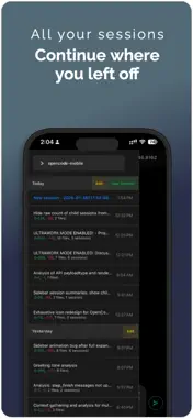 OpenCode Mobile App screenshot 4