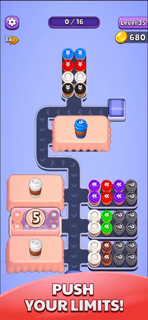Coffee Loop Sort 3D screenshot 4