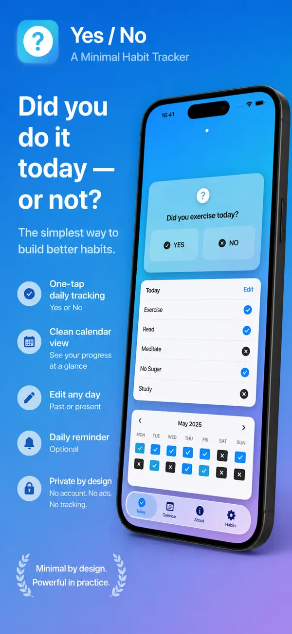 Screenshot #1 pour CheckOnce: Yes or No