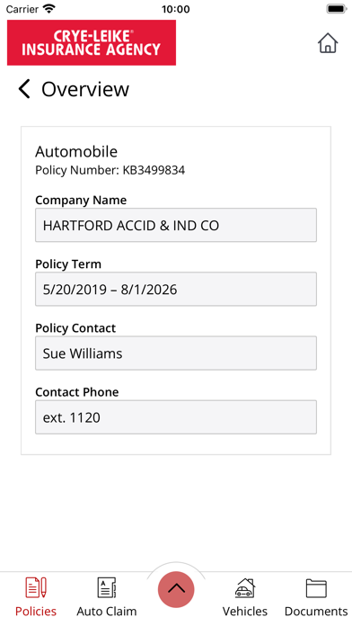 Crye-Leike Insurance Online Screenshot