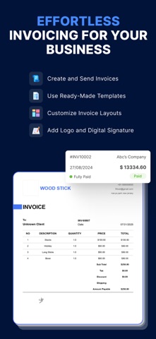 Invoice Maker & Receipt :Spark screenshot