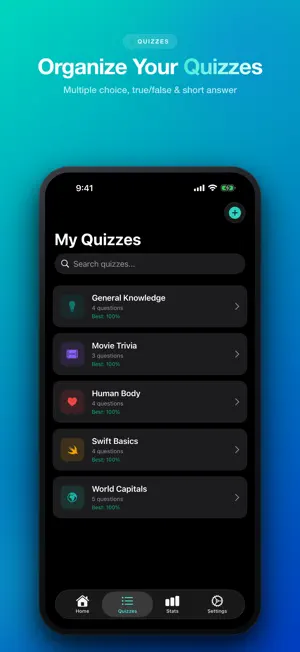 QuizBuilder - Custom Quiz Make screenshot 2
