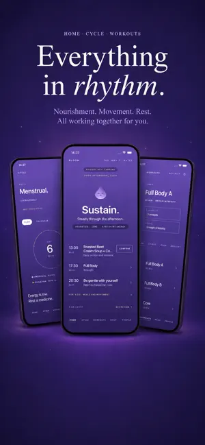 feelBloom: Cycle & Fitness screenshot 4
