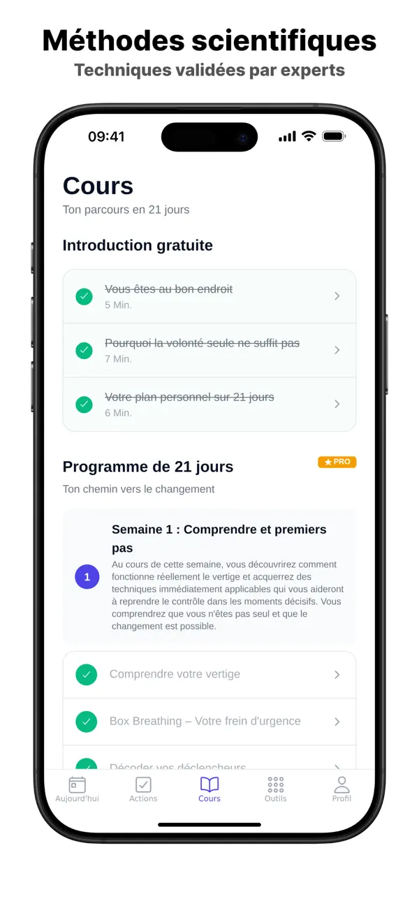 Screenshot #3 pour Vaincre Vertige - Course 21J
