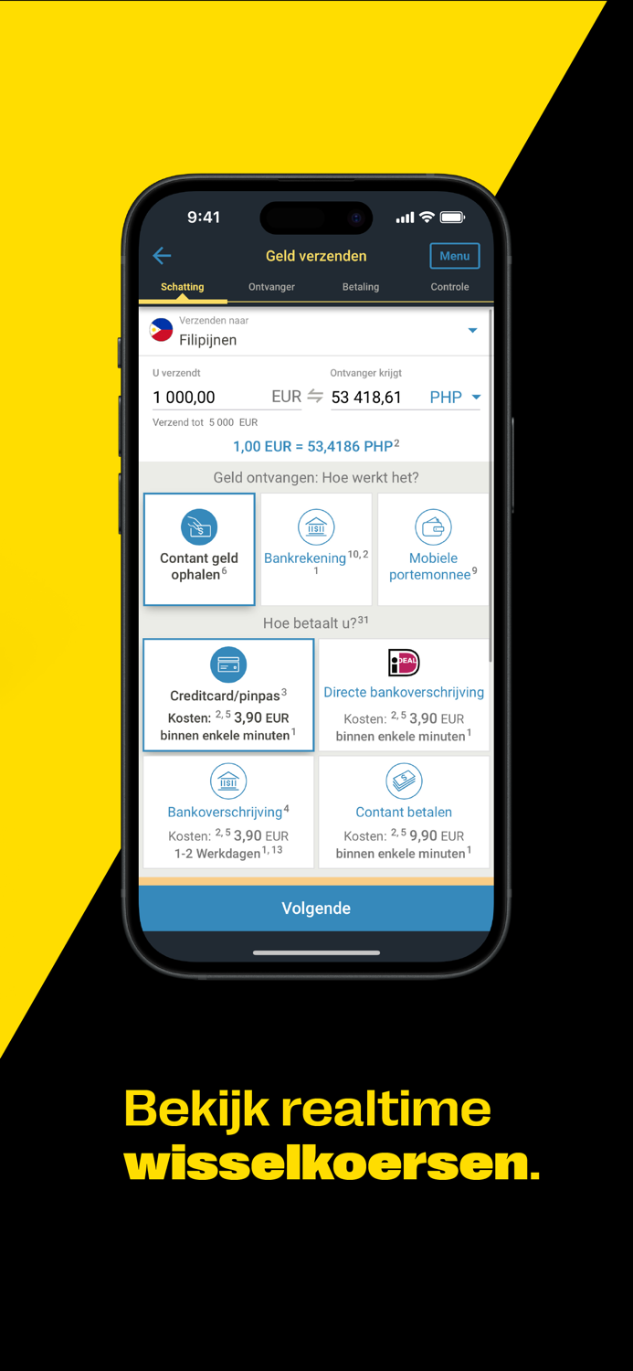 Western Union Geldtransfer