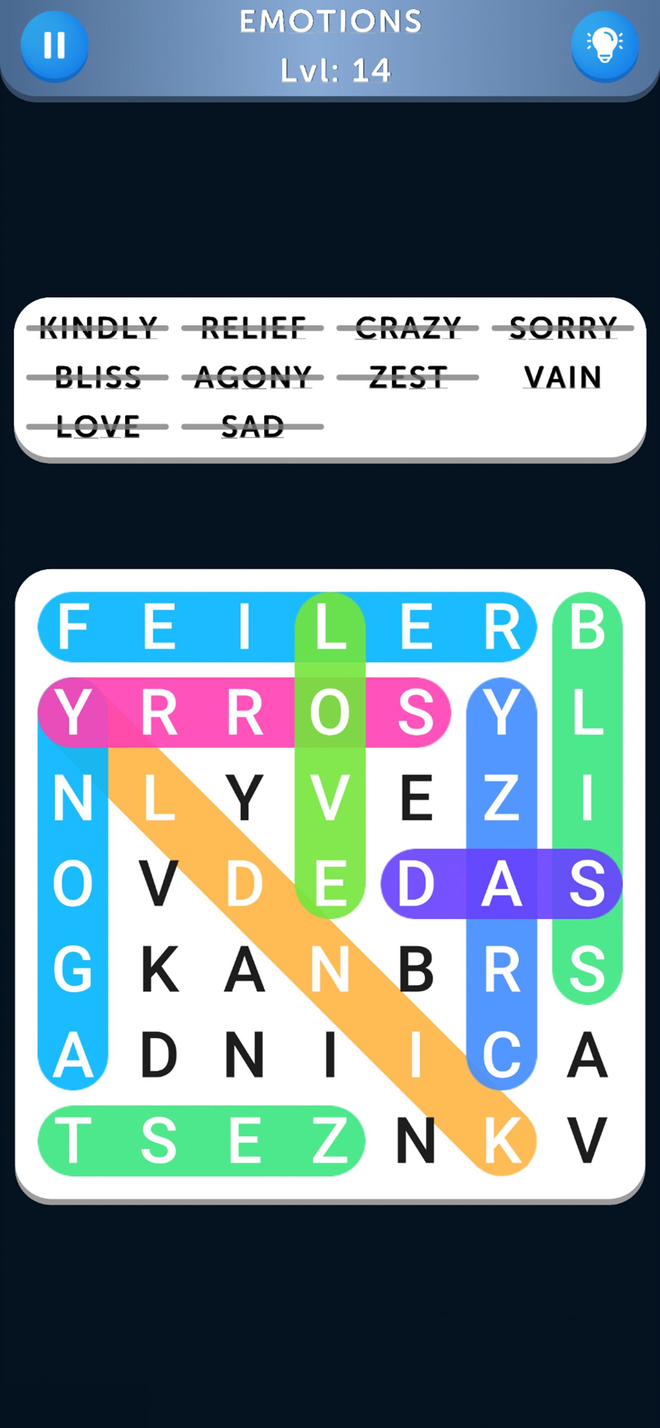 Word Search Hard screenshot 6