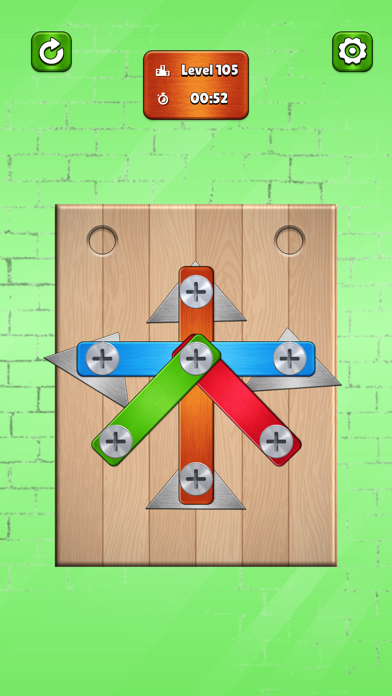 Wood Screw Nuts & Bolts Puzzle Screenshot