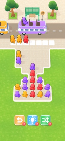 Bus Stop Party - Puzzle Game Screenshot 2 of 3