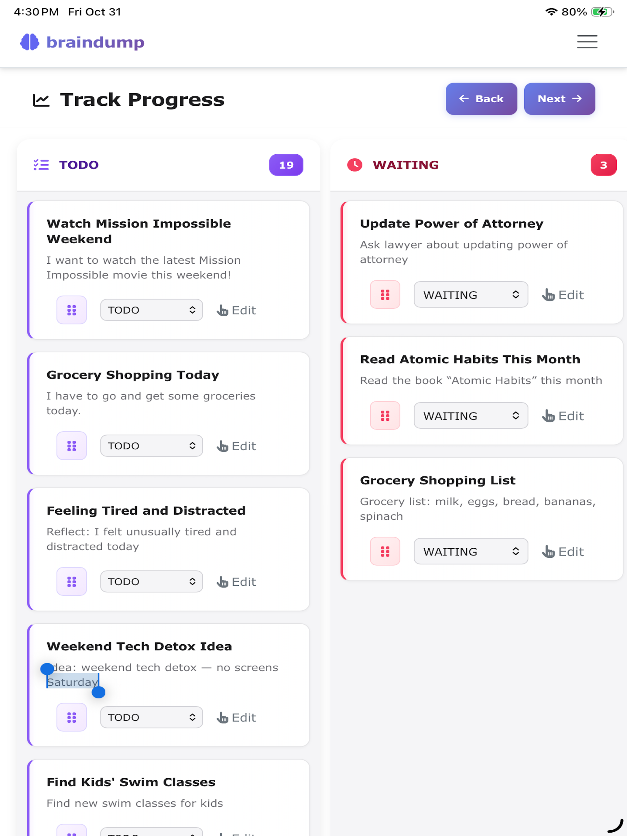 braindump.ai screenshot 14