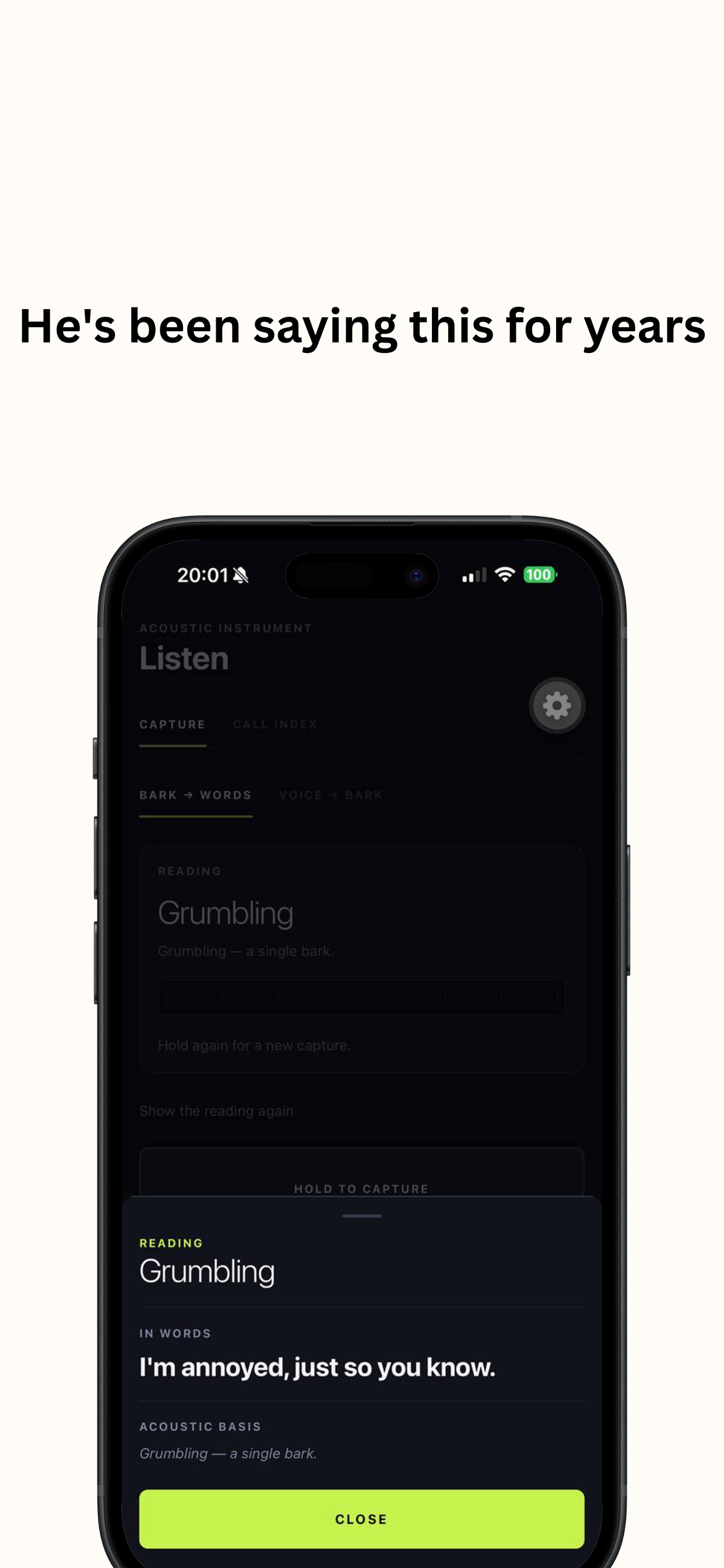 Screenshot 2 of CanineComm : Dog Translator