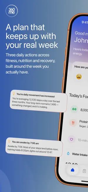 360Me: Fitness & Health Plan screenshot 1