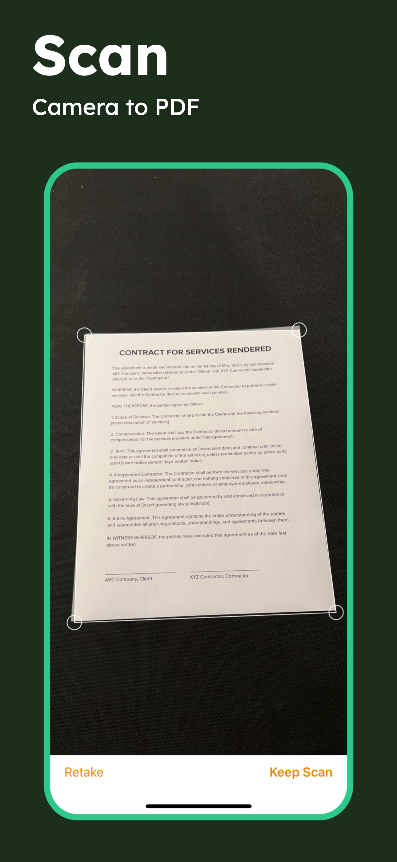 CaptainScanner: PDF Scanner screenshot 2