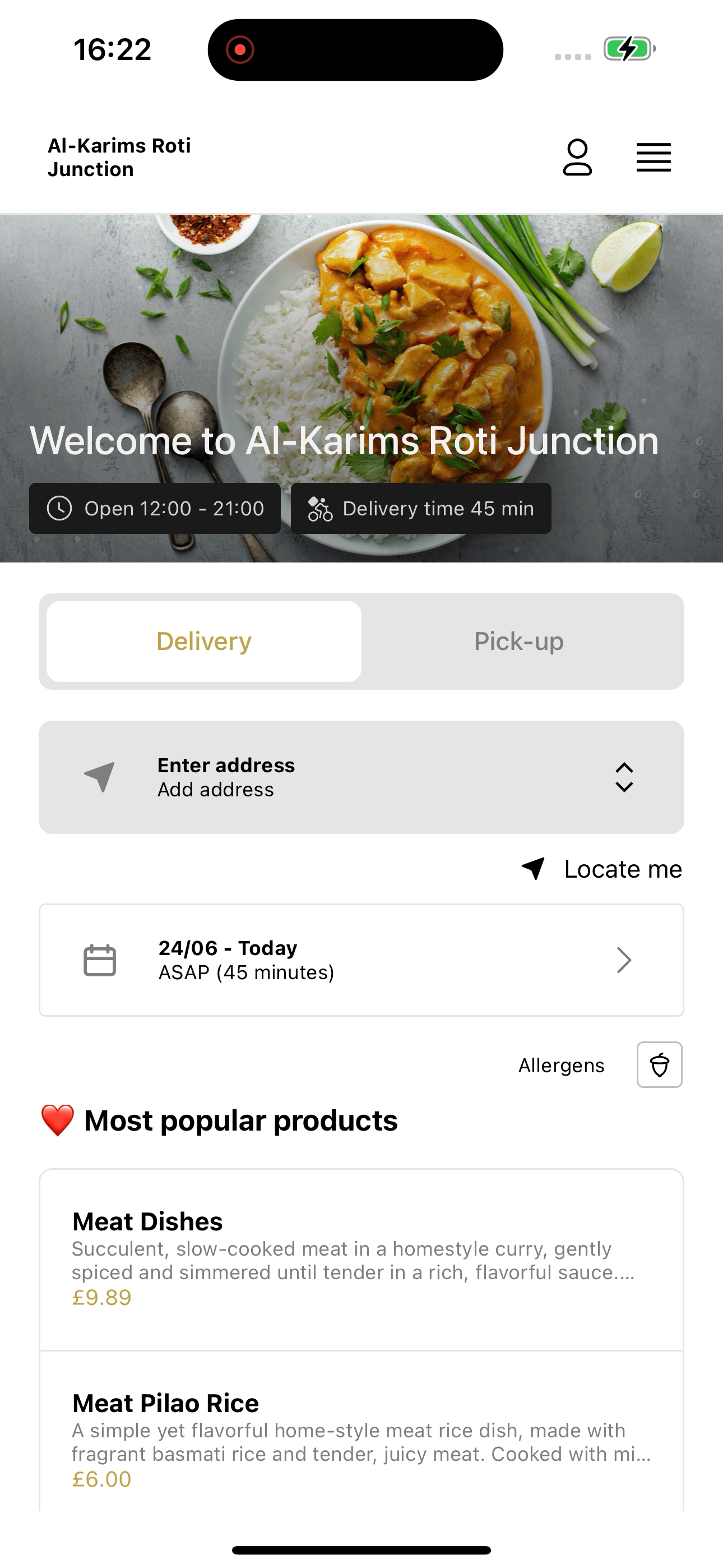 Al-Karims Roti Junction screenshot 4