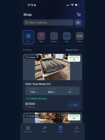 Whole Battery Catalog iPad screenshot