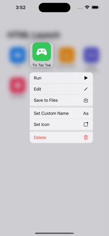 HTML Launch iPhone screenshot 2