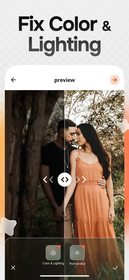 Screenshot 6 di 6 di Citrus 1 Tap Photo Enhancer AI