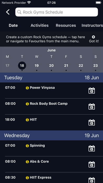 ROCK GYMS Screenshot