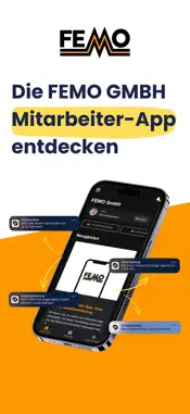 FEMO Mitarbeiter-App screenshot 1