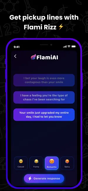 Flami AI: Texting and Glow Up iPhone screenshot 3