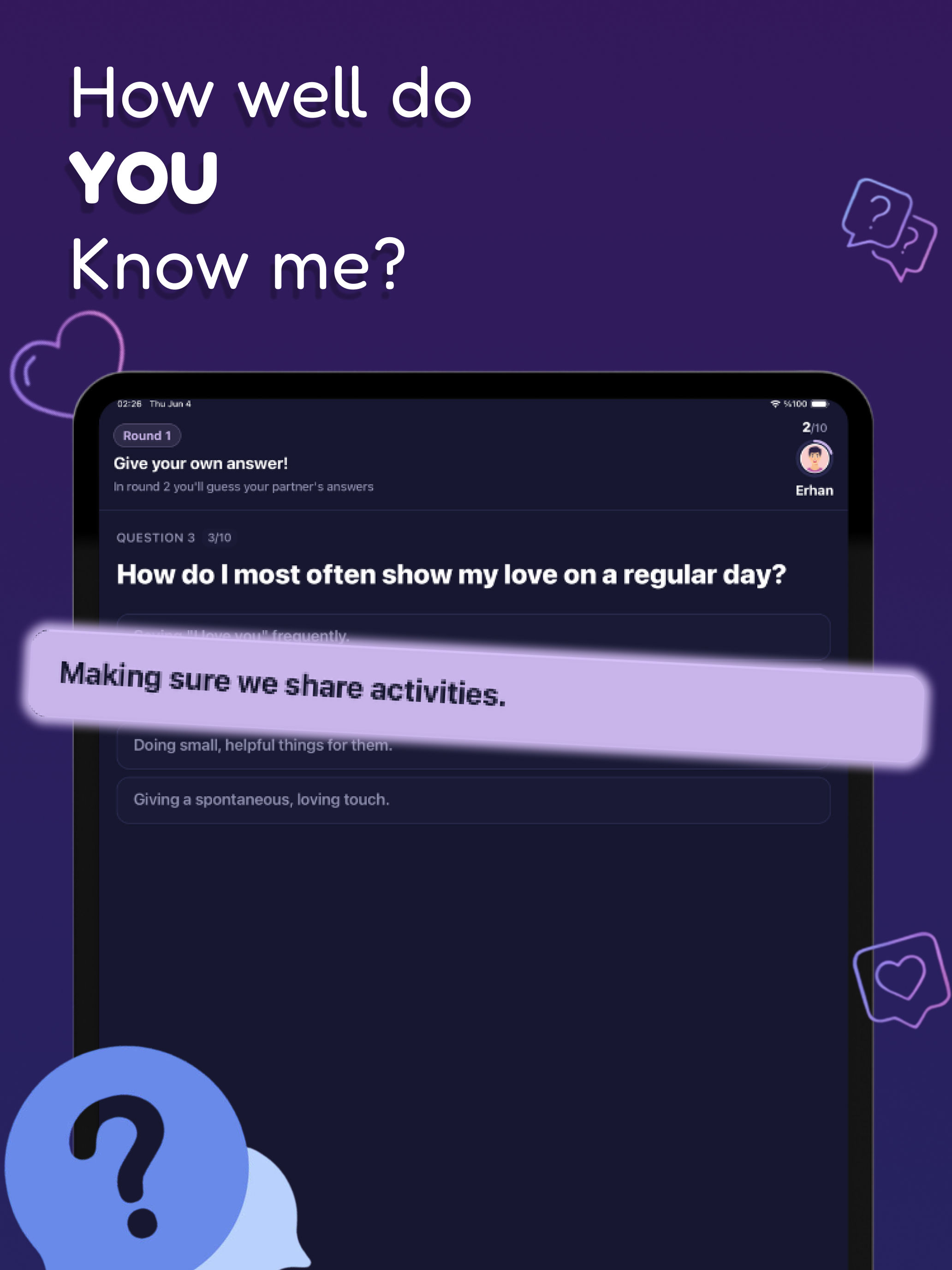 Couples Questions : Usify screenshot 7