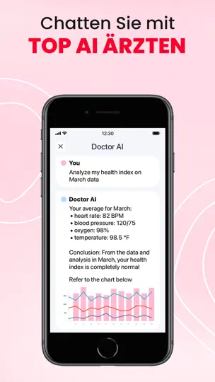 Screenshot von ICardiac: Herzmonitor auf dem iPhone 6
