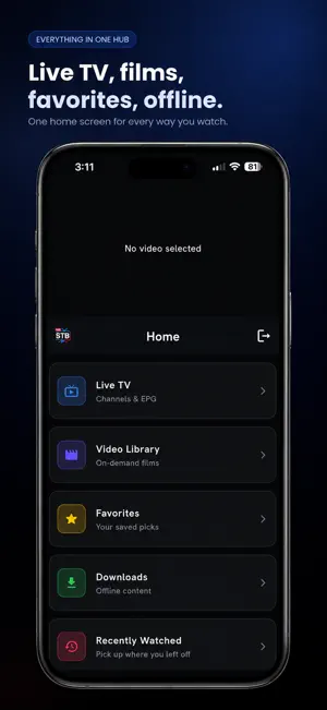 Pocket STB - IPTV Player screenshot 3