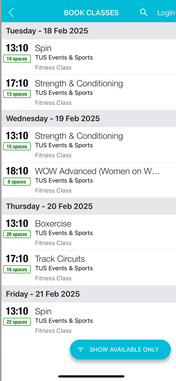 Screenshot #3 pour TUS Gym Athlone