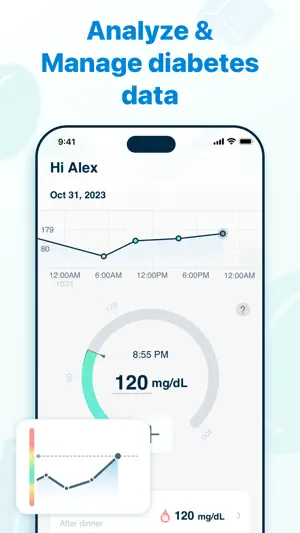 GlucoseEase-Blood Sugar Logger screenshot 1