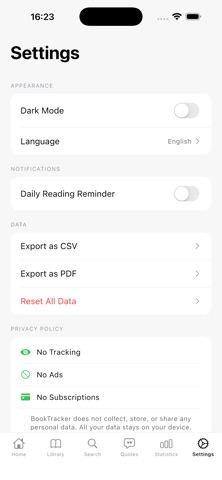 Readly — Book Tracker Screenshot 6 of 6