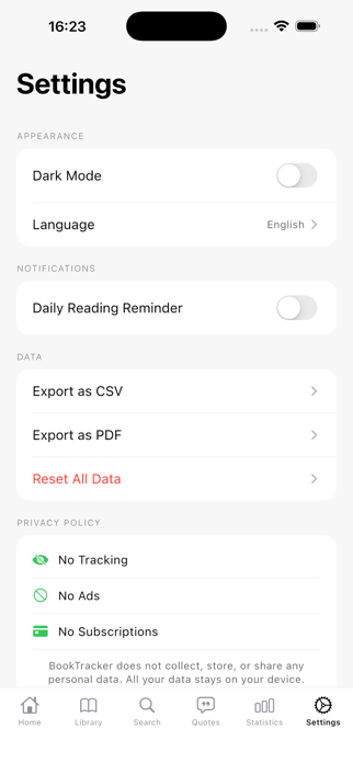 Readly — Book Tracker Screenshot 6 of 6