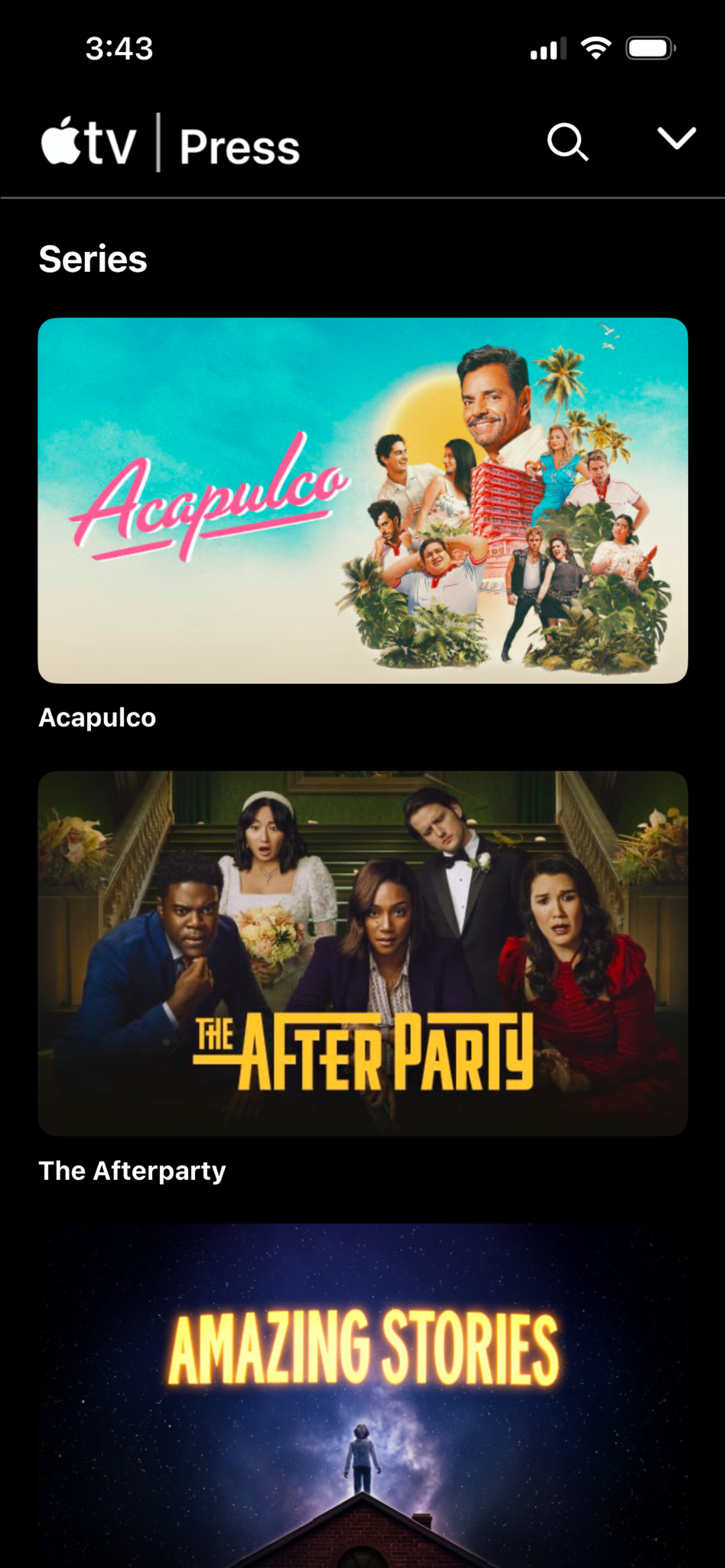 Apple TV Screeners