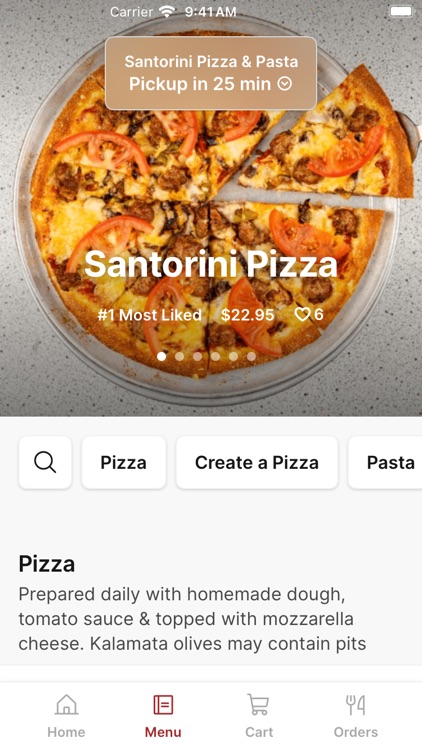 Santorini Pizza & Pasta