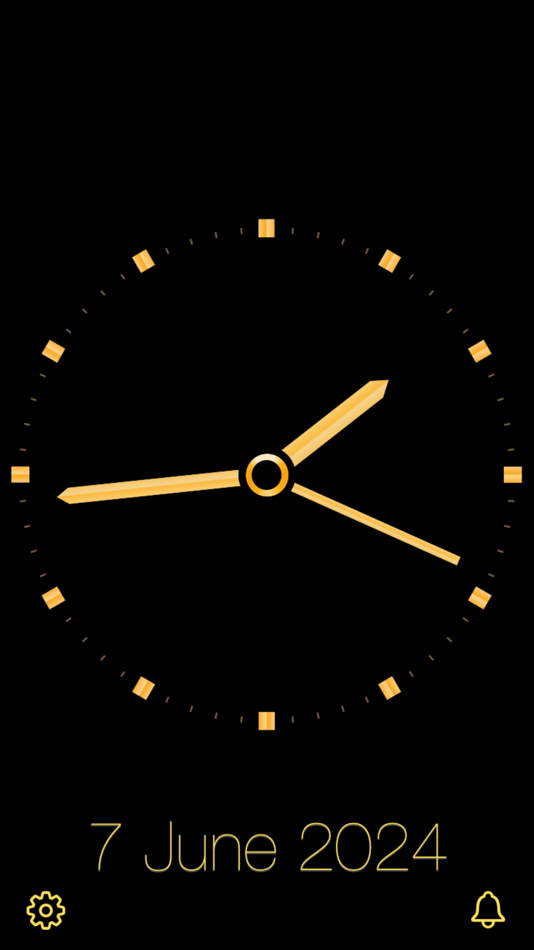 #5. Gold Luxury Clock (iOS) 由: Nitrio